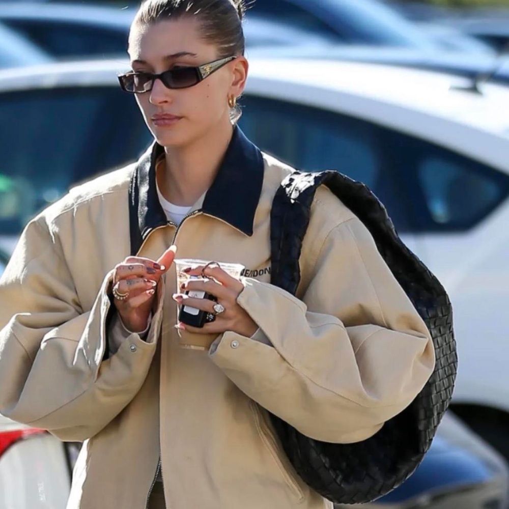 Authentic 2010 Bottega Veneta Large Intrecciato Cervo Hobo in black leather - Picture 8 of 8